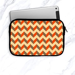 Modern Retro Chevron Patchwork Pattern  Apple Ipad Mini Zippered Sleeve