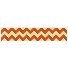 Modern Retro Chevron Patchwork Pattern  Flano Scarf (small) by GardenOfOphir