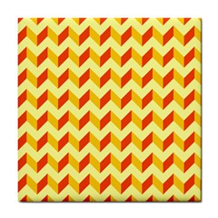 Modern Retro Chevron Patchwork Pattern  Ceramic Tile