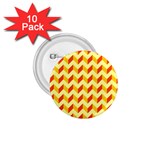 Modern Retro Chevron Patchwork Pattern  1.75  Button (10 pack) Front