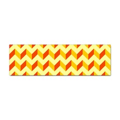 Modern Retro Chevron Patchwork Pattern  Bumper Sticker 10 Pack by GardenOfOphir