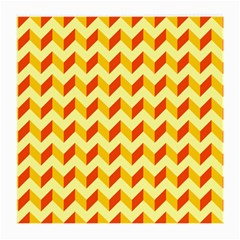 Modern Retro Chevron Patchwork Pattern  Glasses Cloth (medium, Two Sided)