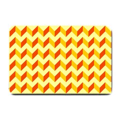 Modern Retro Chevron Patchwork Pattern  Small Door Mat