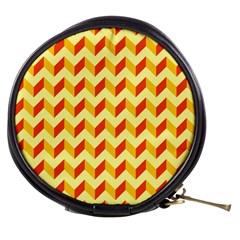 Modern Retro Chevron Patchwork Pattern  Mini Makeup Case