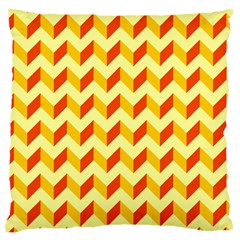 Modern Retro Chevron Patchwork Pattern  Large Cushion Case (single Sided) 