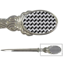 Modern Retro Chevron Patchwork Pattern  Letter Opener