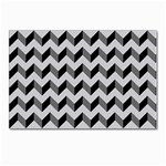 Modern Retro Chevron Patchwork Pattern  Postcards 5  x 7  (10 Pack) Front