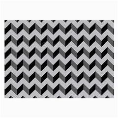 Modern Retro Chevron Patchwork Pattern  Glasses Cloth (large)