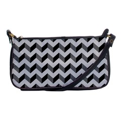 Modern Retro Chevron Patchwork Pattern  Evening Bag