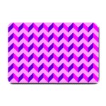 Modern Retro Chevron Patchwork Pattern Small Door Mat 24 x16  Door Mat