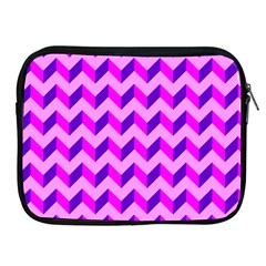 Modern Retro Chevron Patchwork Pattern Apple Ipad Zippered Sleeve