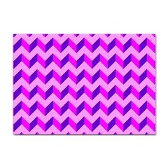 Modern Retro Chevron Patchwork Pattern A4 Sticker 100 Pack by GardenOfOphir