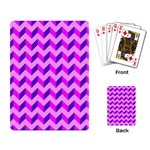 Modern Retro Chevron Patchwork Pattern Playing Cards Single Design Back