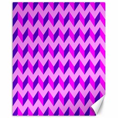 Modern Retro Chevron Patchwork Pattern Canvas 16  X 20  (unframed)