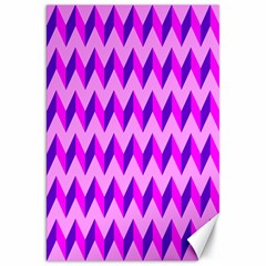 Modern Retro Chevron Patchwork Pattern Canvas 20  X 30  (unframed)