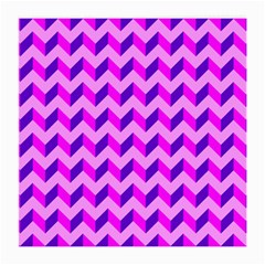 Modern Retro Chevron Patchwork Pattern Glasses Cloth (medium, Two Sided)