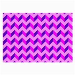 Modern Retro Chevron Patchwork Pattern Glasses Cloth (large)