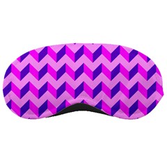 Modern Retro Chevron Patchwork Pattern Sleeping Mask