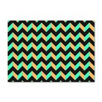 Neon and Black Modern Retro Chevron Patchwork Pattern A4 Sticker 100 Pack Front