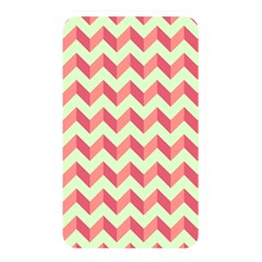 Mint Pink Modern Retro Chevron Patchwork Pattern Memory Card Reader (rectangular) by GardenOfOphir