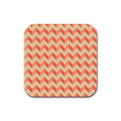 Modern Retro Chevron Patchwork Pattern Drink Coasters 4 Pack (square)