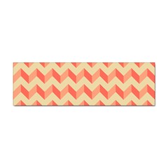 Modern Retro Chevron Patchwork Pattern Bumper Sticker 100 Pack by GardenOfOphir