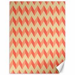 Modern Retro Chevron Patchwork Pattern Canvas 12  X 16  (unframed)