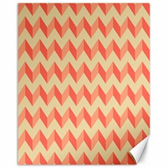 Modern Retro Chevron Patchwork Pattern Canvas 16  X 20  (unframed)