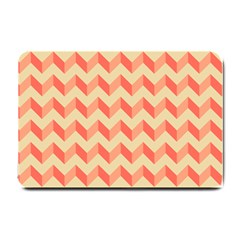 Modern Retro Chevron Patchwork Pattern Small Door Mat by GardenOfOphir