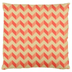 Modern Retro Chevron Patchwork Pattern Large Cushion Case (two Sided) 