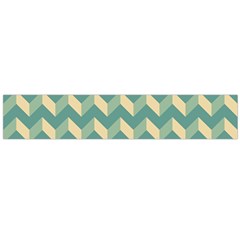 Mint Modern Retro Chevron Patchwork Pattern Flano Scarf (large) by GardenOfOphir