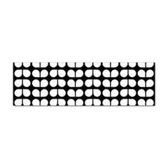 Black And White Leaf Pattern Bumper Sticker 100 Pack by GardenOfOphir