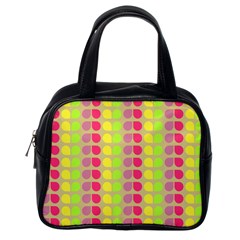 Colorful Leaf Pattern Classic Handbag (one Side)