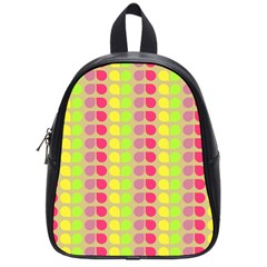 Colorful Leaf Pattern School Bag (small)