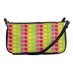 Colorful Leaf Pattern Evening Bag