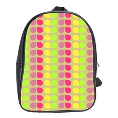 Colorful Leaf Pattern School Bag (xl)