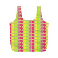 Colorful Leaf Pattern Reusable Bag (m)