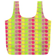 Colorful Leaf Pattern Reusable Bag (xl) by GardenOfOphir