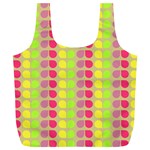 Colorful Leaf Pattern Reusable Bag (XL) Front