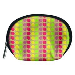 Colorful Leaf Pattern Accessory Pouch (medium)