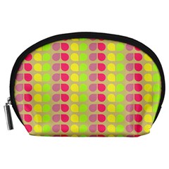 Colorful Leaf Pattern Accessory Pouch (large)