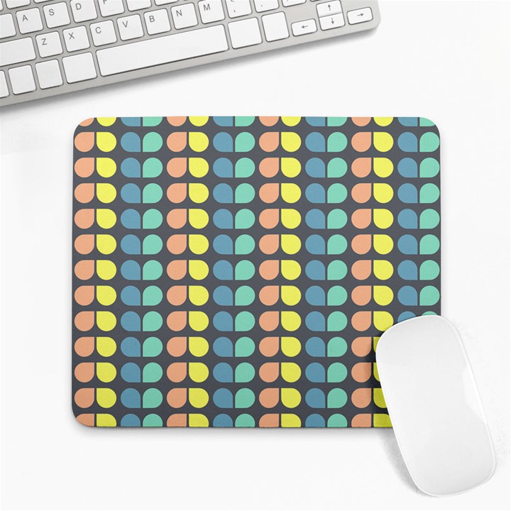 Colorful Leaf Pattern Large Mouse Pad (Rectangle)