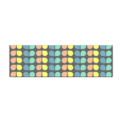 Colorful Leaf Pattern Bumper Sticker 10 Pack