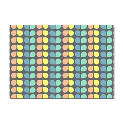 Colorful Leaf Pattern A4 Sticker 10 Pack