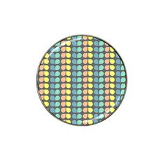 Colorful Leaf Pattern Golf Ball Marker (for Hat Clip)