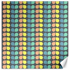 Colorful Leaf Pattern Canvas 16  X 16  (unframed)