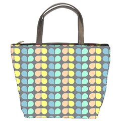 Colorful Leaf Pattern Bucket Handbag by GardenOfOphir