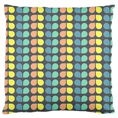 Colorful Leaf Pattern Large Cushion Case (two Sided) 