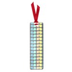 Colorful Leaf Pattern Small Bookmark Front