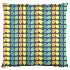 Colorful Leaf Pattern Standard Flano Cushion Case (two Sides) by GardenOfOphir